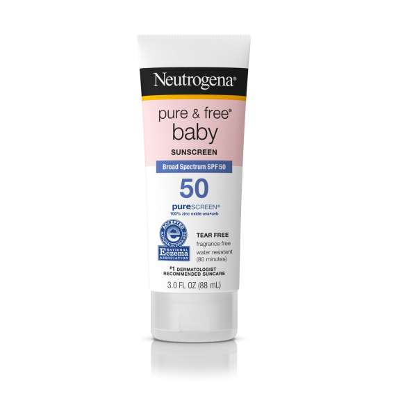 Buy Neutrogena Pure & Free® Broad Spectrum SPF 50 Baby Sunscreen Lotion in [storefront]