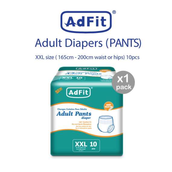 Buy Adfit XXL 10 Pack Adult Pull up Pant Diapers in Kenya
