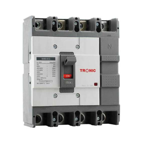 Buy Tronic MB 0150-04 150Amps 4 Pole MB Range MCCB in [storefront]