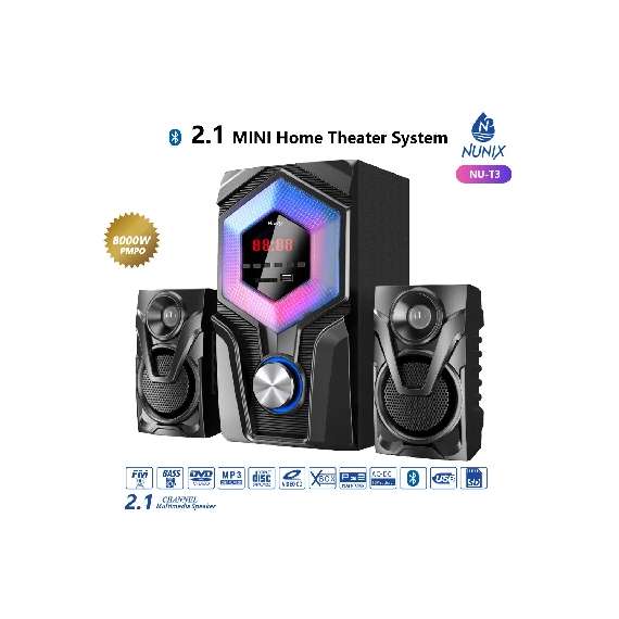 Buy Nunix NU-T3 2.1 Channel Home Theater System in [storefront]
