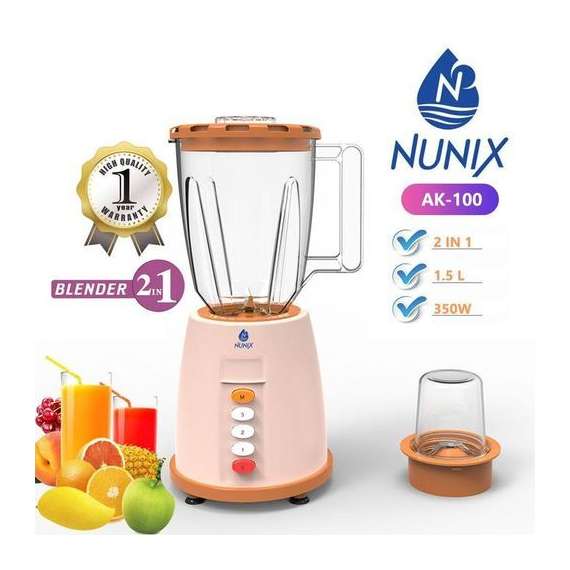 Buy Nunix AK-100 1.5L 2 In 1 Blender in [storefront]