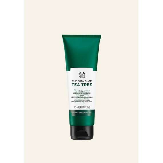 Buy The Body Shop 125ml Tea Tree 3-In-1 Wash Scrub Mask in Kenya