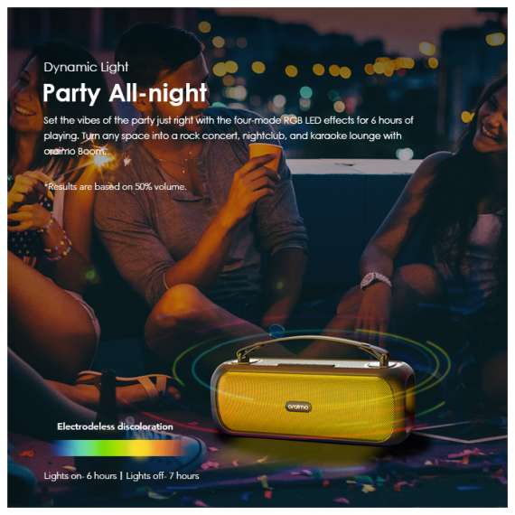 Buy Oraimo Bass Go Boom Portable Bluetooth Speaker in [storefront]