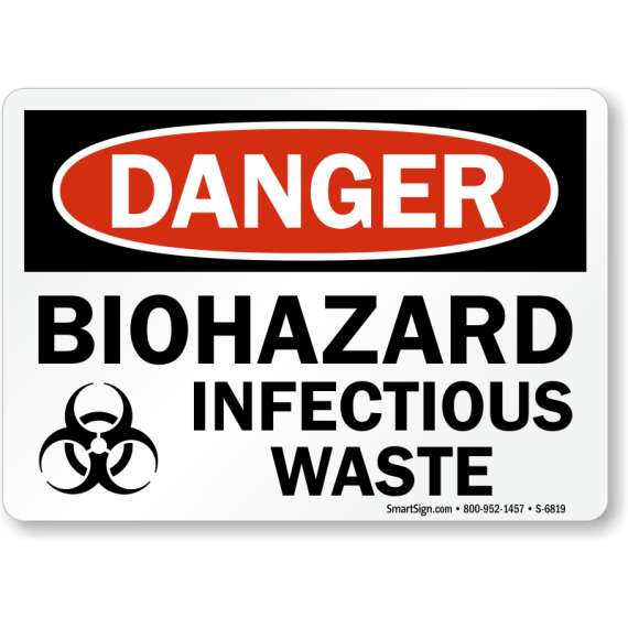 Buy Biohazard Infectious Waste Signage in [storefront]