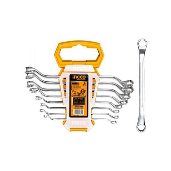 Buy INGCO HKSPA3088 8pcs Offset Ring Spanner Set in [storefront]