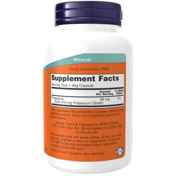 Buy Now 99mg Potassium Citrate 180Capsules Supplement in [storefront]