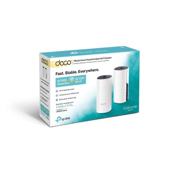 Buy TP-Link Deco P9 AC1200  AV1000 Whole Home Hybrid Mesh WiFi System (3 Pack) in [storefront]