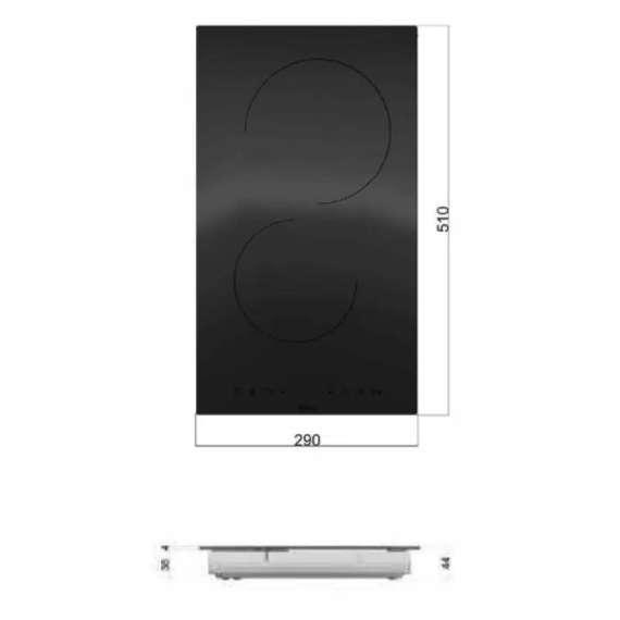 Buy Mika MVCH321TC  30cm Glass Vitro Ceramic Hob in [storefront]