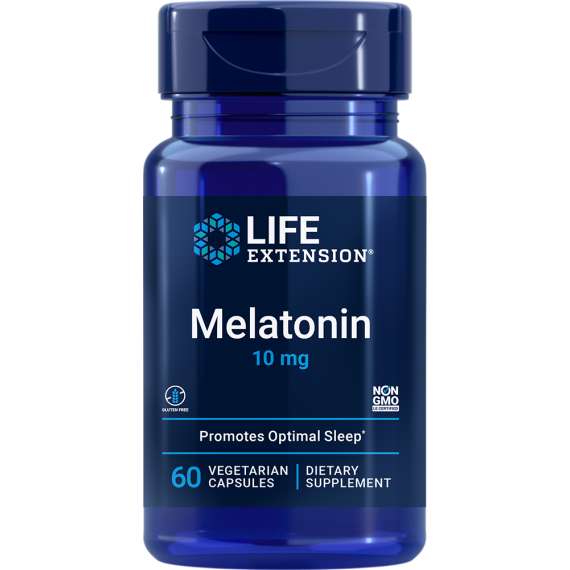 Buy Life Extension 10mg Melatonin 60 Capsules Supplement in [storefront]