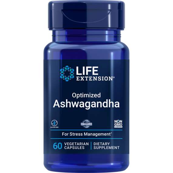 Buy Life Extension Optimized Ashwagandha 60 Capsules in [storefront]