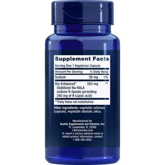 Buy Life Extension 240mg Super R-Lipoic Acid 60 Capsules in [storefront]