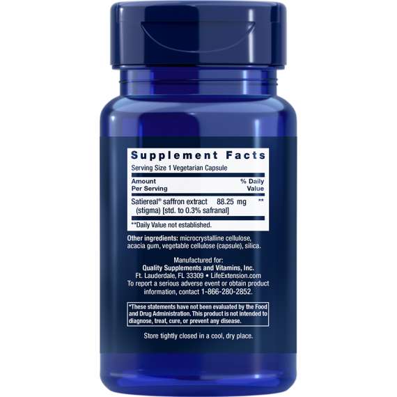 Buy Life Extension Optimized Saffron 60 Capsules Supplement in [storefront]