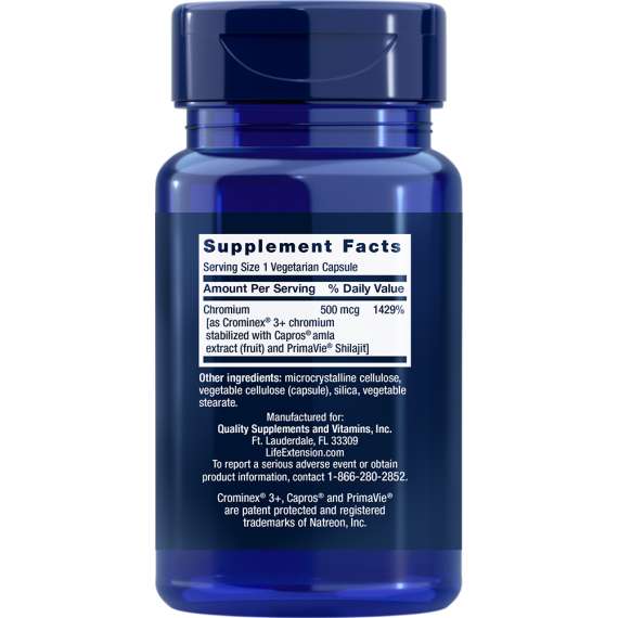 Buy Life Extension 500mcg Optimized Chromium 60Capsules Supplement in [storefront]