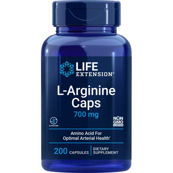 Buy Life Extension 700mg L Arginine 200 Capsules in [storefront]