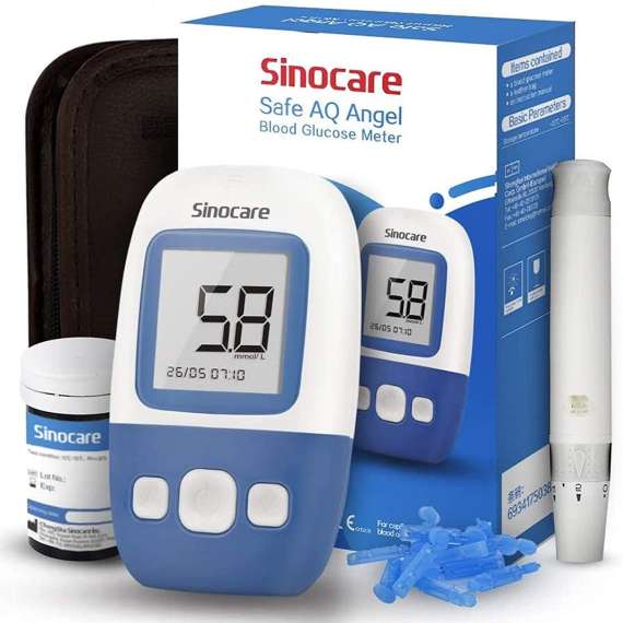 Buy Sinocare Safe AQ Angel Blood Glucose Meter Kit in [storefront]