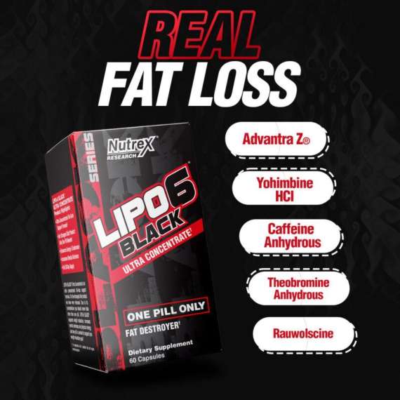 Buy Nutrex 60's Lipo6 Black Ultra Concentrate in [storefront]