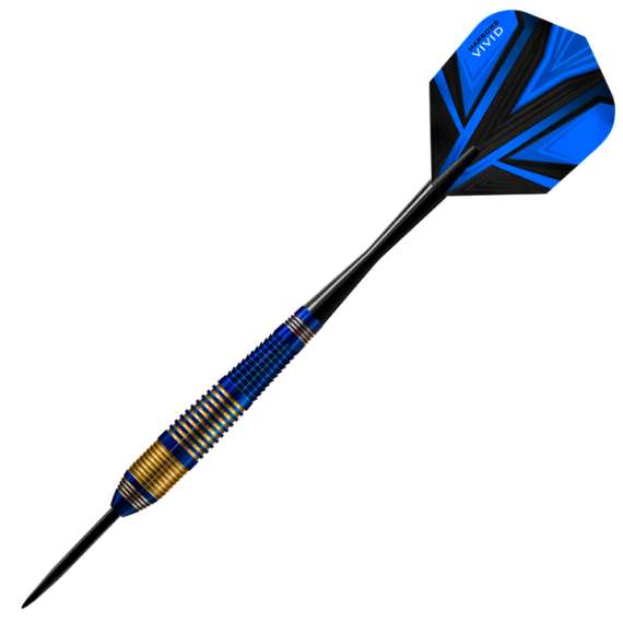 Buy Harrows Vivid Blue Brass Steel Tip Darts in [storefront]