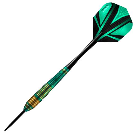 Buy Harrows Vivid Green Brass Steel Tip Darts in [storefront]