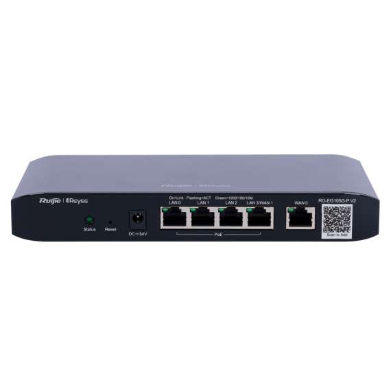 Buy Ruijie RG-EG105G-P V3 Cloud Managed PoE Router in [storefront]