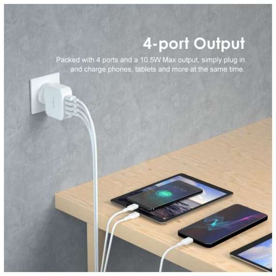 Buy Oraimo PowerCube 4 Port Power Adapter in [storefront]