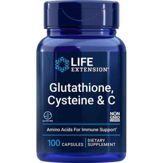 Buy Life Extension Glutathione Cysteine and C 100 Capsules Supplement in [storefront]