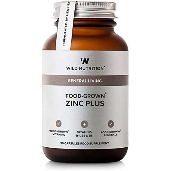 Buy Wild Nutrition General Living Food-Grown Zinc Plus 30 Capsules in [storefront]