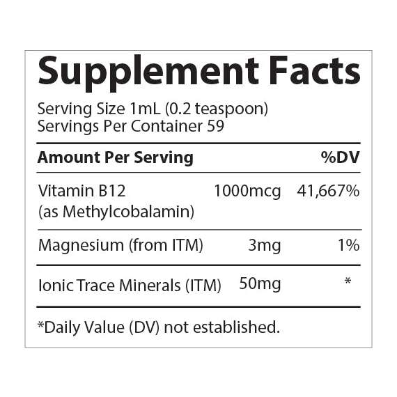 Buy Trace Mineral 1000mcg 59ml Ionic B12 Supplement in Kenya