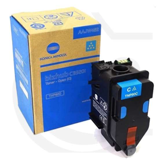 Buy Konica Minolta Original TNP80C Cyan Toner Cartridge in [storefront]