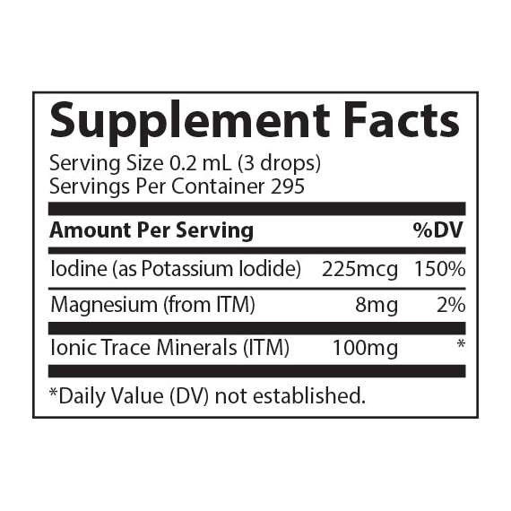 Buy Trace Minerals 225mcg 59ml Liquid Ionic Iodine Supplement in Kenya