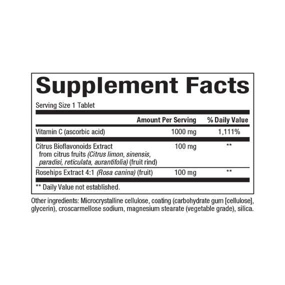 Buy Natural Factors 1000mg Vitamin C 60 Tablets in [storefront]