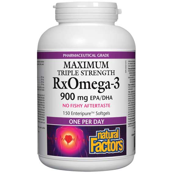 Buy Natural Factors RX Omega-3 900mg EPA/DHA 150 Softgels in [storefront]