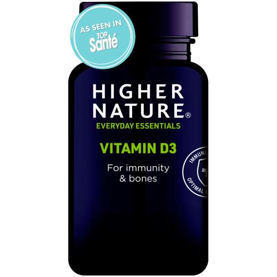 Buy Higher Nature Vitamin D3 500IU 60 Capsules in [storefront]