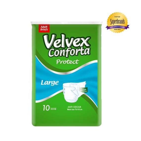 Buy Velvex Conforta Large Four Pack Adult Diapers in [storefront]