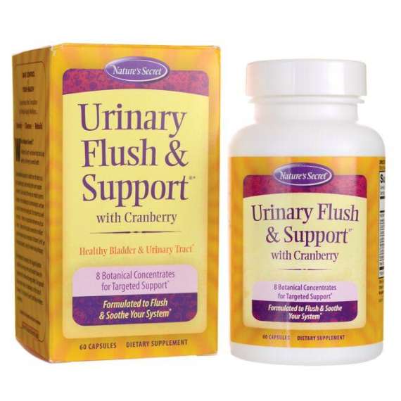 Buy Nature's Secret Urinary Flush and Support with Cranberry 60 Capsules Supplement in [storefront]