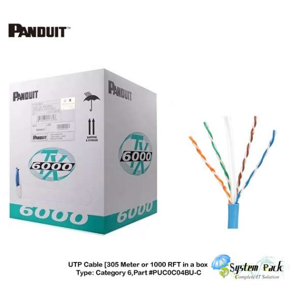 Buy Panduit 305 Meter CAT 6 UTP Copper Cable in [storefront]