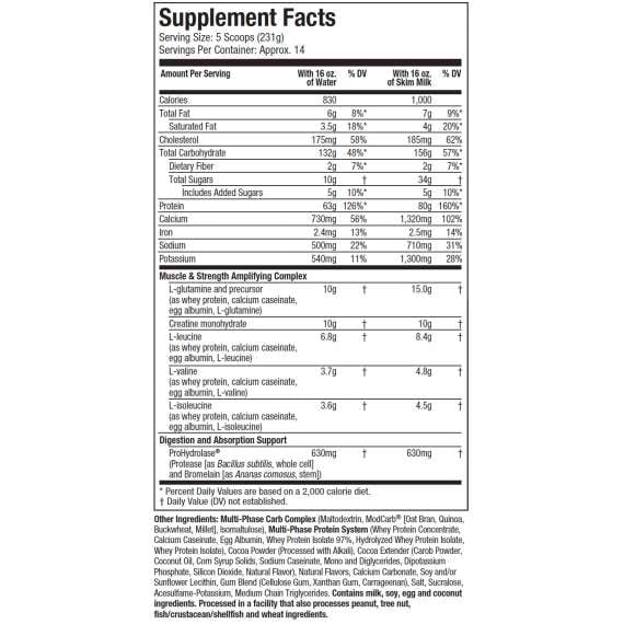 Buy Muscletech 6lb Masstech Elite Mass Gainer Supplement in Kenya