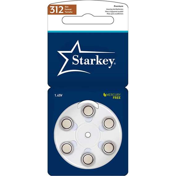 Buy Starkey Size 312 Hearing Aid Batteries in [storefront]