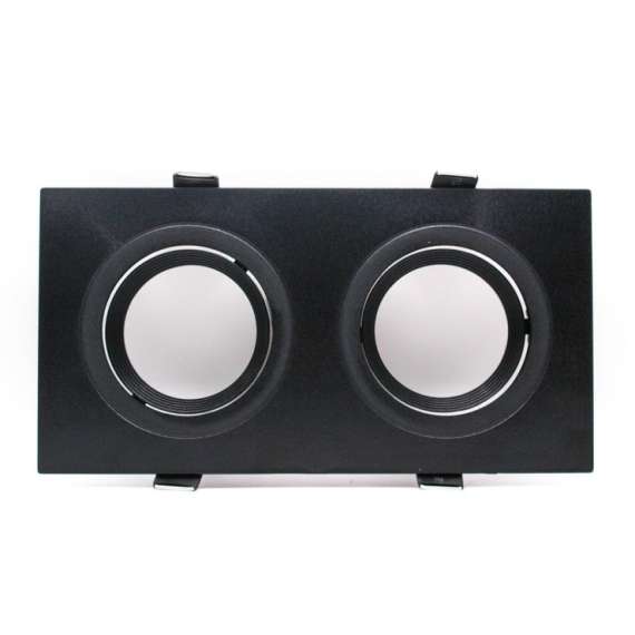Buy Tronic FI DOMI-8016-BK Twin Rectangular Black Recessed Holder in Kenya