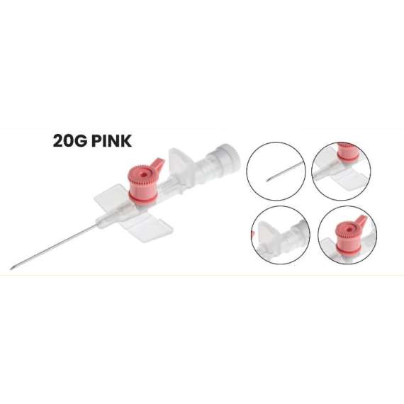 Buy Generic IV Cannula With Injection Port, Needle Size: 20G in [storefront]
