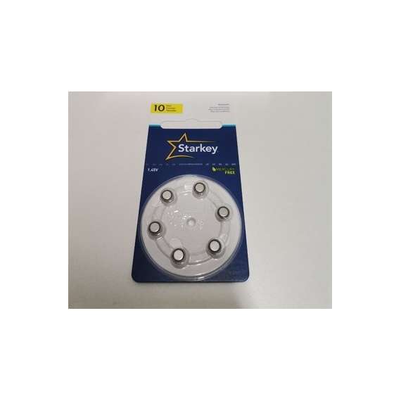 Buy Starkey Size 10 Hearing Aid Batteries in [storefront]