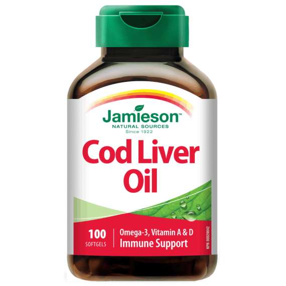Buy Jamieson Cod Liver Oil 100 Softgels in [storefront]