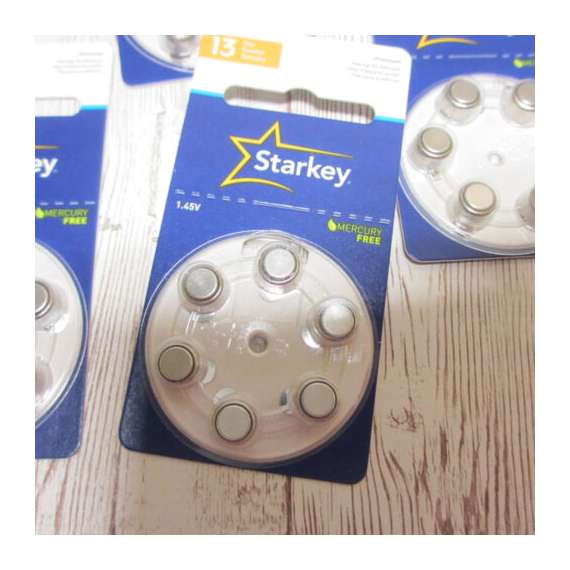Buy Starkey Size 13 Hearing Aid Batteries in [storefront]