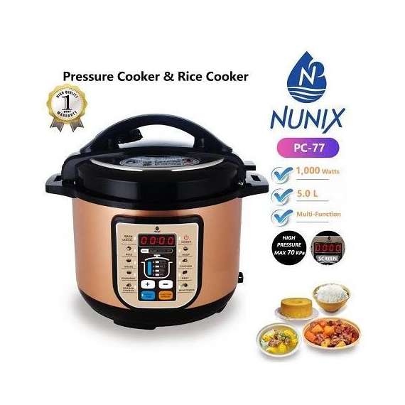 Buy Nunix PC-77 5L Electric Pressure Cooker in [storefront]