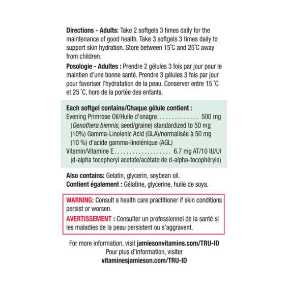 Buy Jamieson 1000mg Evening Primrose Oil 85 Softgels Supplement in [storefront]