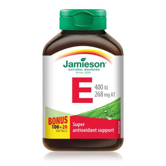 Buy Jamieson 400IU Vitamin E 120 Softgels Supplement in [storefront]