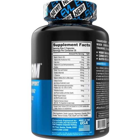 Buy Evolution Nutrition Transform 60 Capsules Energized Weight Loss Support in [storefront]