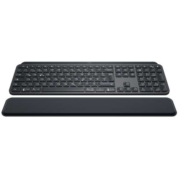 Buy Logitech MX Keys Plus Bluetooth Illuminated Keyboard with Palm Rest in [storefront]