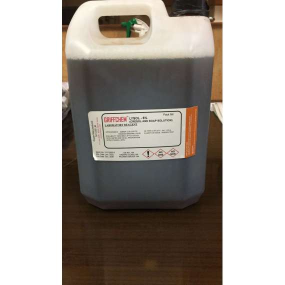 Buy Generic 6% 5 Litre Lysol Solution Lab Reagent in [storefront]