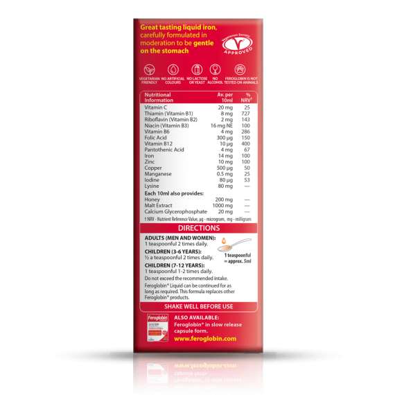 Buy Vitabiotics 200ml Feroglobin B12 Liquid in [storefront]