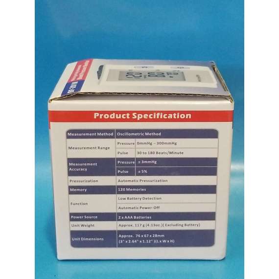 Buy Generic BP-201M Digital Wrist Blood Pressure Monitor in [storefront]